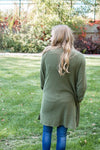 Brushed Waffle Knit Cardigan | Multiple Colors