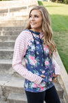 Floral and Stripes Hoodie Now Available in Kids!
