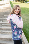 Floral and Stripes Hoodie Now Available in Kids!