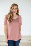 Slouchy Pocket Tee | Multiple Colors!