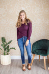 Date Night Top | Deep Plum