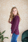 Date Night Top | Deep Plum