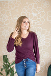 Date Night Top | Deep Plum