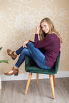 Date Night Top | Deep Plum