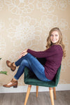 Date Night Top | Deep Plum