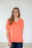 Slouchy Pocket Tee | Multiple Colors!