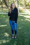Your Time To Shine Shimmer Half-Zip Hoodie | 3 Colors!