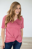 Slouchy Pocket Tee | Multiple Colors!