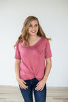 Slouchy Pocket Tee | Multiple Colors!