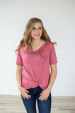 Slouchy Pocket Tee | Multiple Colors!