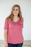 Slouchy Pocket Tee | Multiple Colors!
