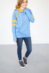 Sky Blue/Gold Varsity Hoodie
