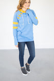 Sky Blue/Gold Varsity Hoodie
