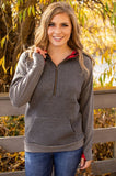 Quilted Buffalo Plaid Pullover