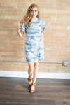 Flutter Sleeve Dress | Camo