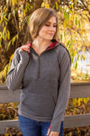 Quilted Buffalo Plaid Pullover