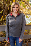 Quilted Buffalo Plaid Pullover