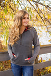 Quilted Buffalo Plaid Pullover