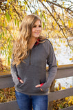 Quilted Buffalo Plaid Pullover
