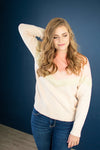 Soft and Fuzzy Colorblock Sweater | Two colors!