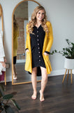 Brushed Waffle Knit Cardigan | Multiple Colors