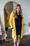 Brushed Waffle Knit Cardigan | Multiple Colors