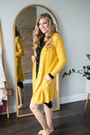 Brushed Waffle Knit Cardigan | Multiple Colors