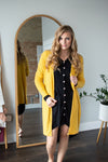 Brushed Waffle Knit Cardigan | Multiple Colors