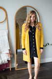 Brushed Waffle Knit Cardigan | Multiple Colors