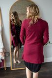 Brushed Waffle Knit Cardigan | Multiple Colors