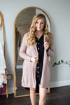 Brushed Waffle Knit Cardigan | Multiple Colors