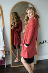 Brushed Waffle Knit Cardigan | Multiple Colors