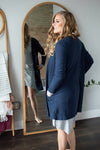 Brushed Waffle Knit Cardigan | Multiple Colors