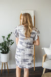 Flutter Sleeve Dress | Neutral Camo