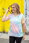 In your Dreams V-Neck Tee | Seaside Tie Dye