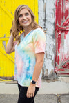 In your Dreams V-Neck Tee | Seaside Tie Dye