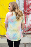 In your Dreams V-Neck Tee | Seaside Tie Dye