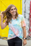 In your Dreams V-Neck Tee | Seaside Tie Dye