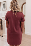 Easy Day Patch Pocket T-Shirt Dress