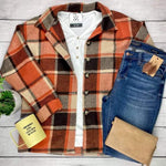 Lucy Plaid Top- Harvest