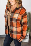 Lucy Plaid Top- Harvest