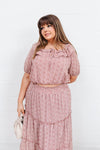 Golden Hour Skirt In Rose