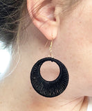 Cora Silky Wrapped Dangle Earrings