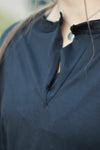 Sadie Kangaroo Top | Black