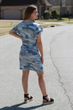 Flutter Sleeve Dress | Camo