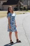 Flutter Sleeve Dress | Camo