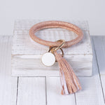 Lola Hands Free Glitter Bangle Keychain