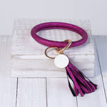 Lola Hands Free Glitter Bangle Keychain