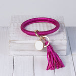 Lola Hands Free Glitter Bangle Keychain