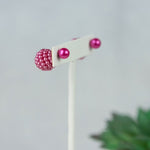 Mini Pearl Double Stud Earrings
